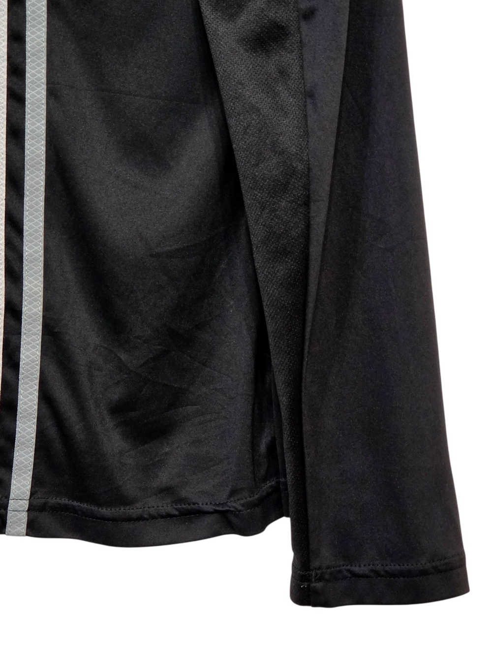 Adidas ClimaLite AKTIV Against Cancer Hooded Running Top Black White Gray L - Picture 15 of 15